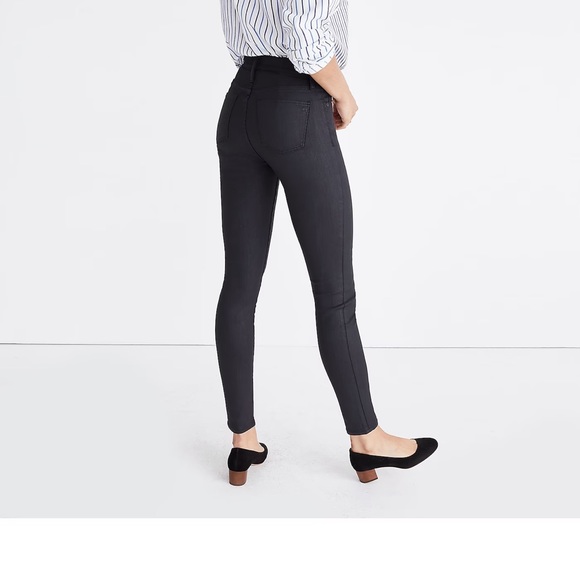 Madewell coated black skinny jeans - Picture 2 of 5